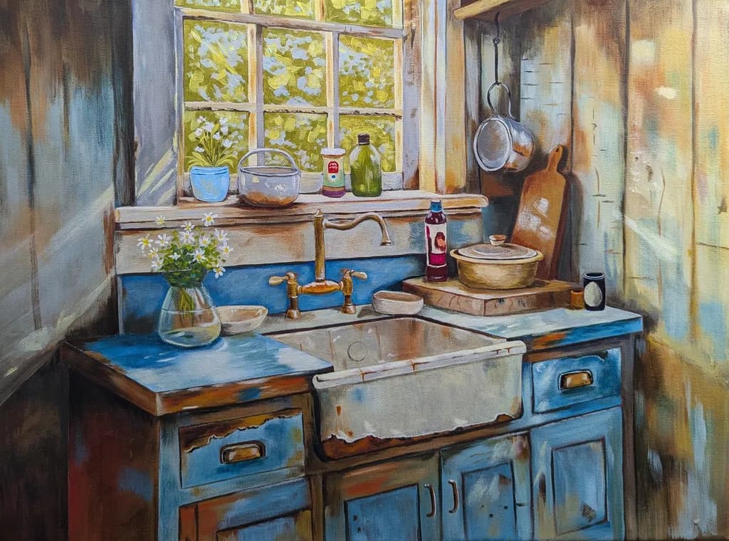Rustic Kitchen Light
