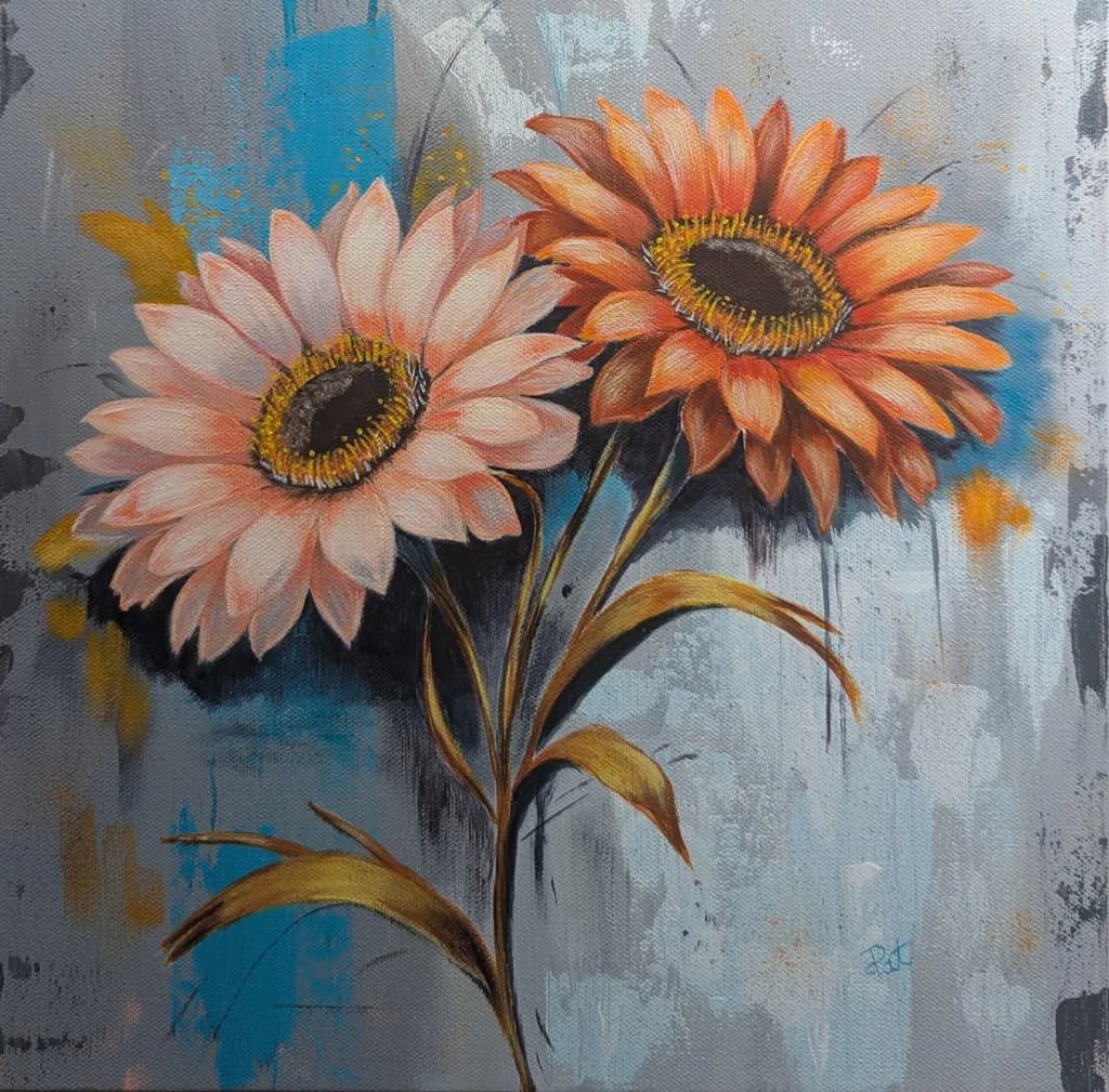 Dual Sunflowers