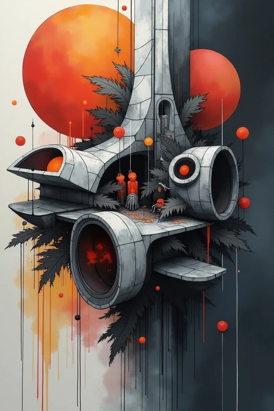 Whispers of a Futuristic Oasis: A Journey Through Nature and Technology