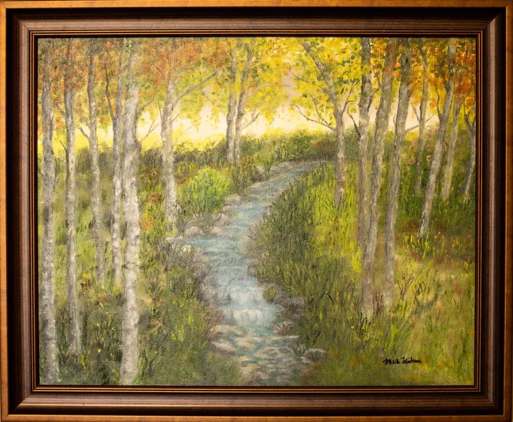 Whispers of Autumn: A Serene Path Through Golden Woods