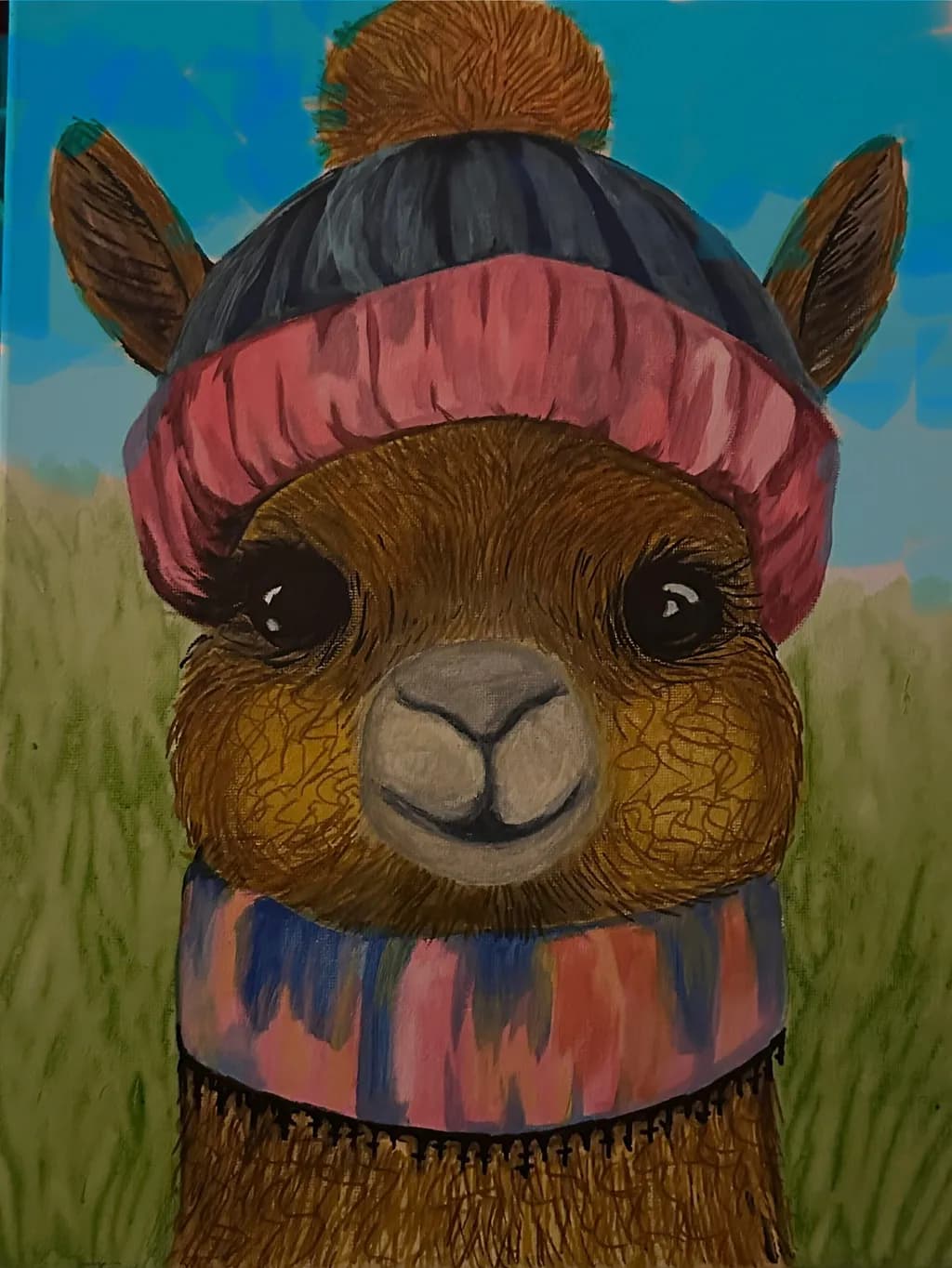 Cozy Alpaca Charm