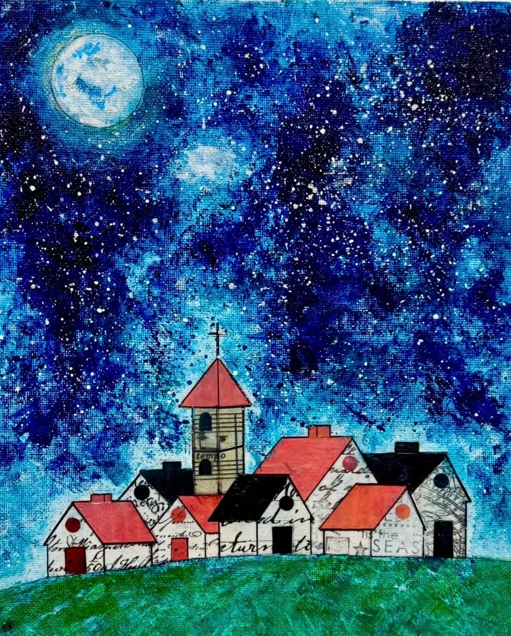 Moonlit Village
