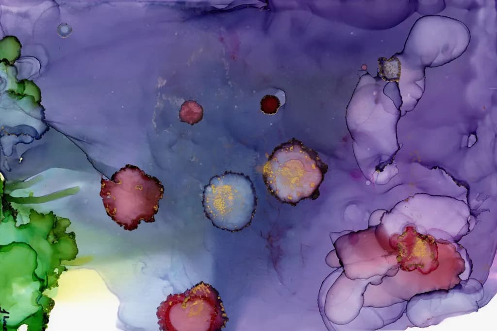 Whispers of Color: An Ethereal Dance of Ink and Light