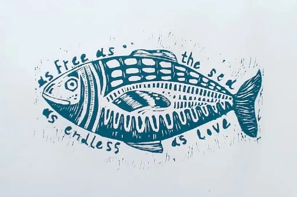 Endless Freedom: A Fish's Journey Through Love and the Sea