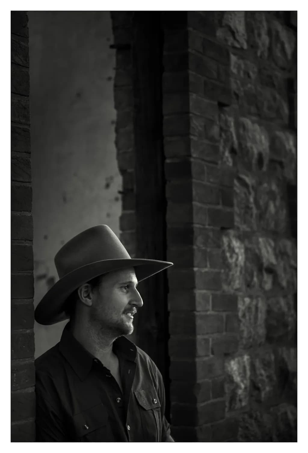 Whispers of the West: A Portrait of Resilience in Monochrome