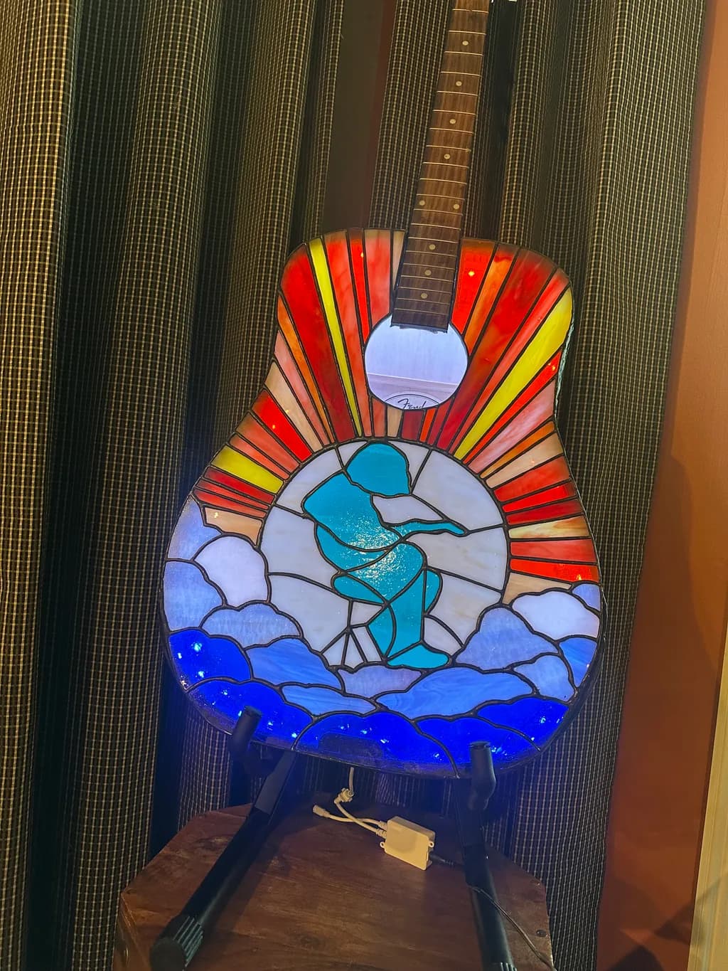 Stained Glass Guitar