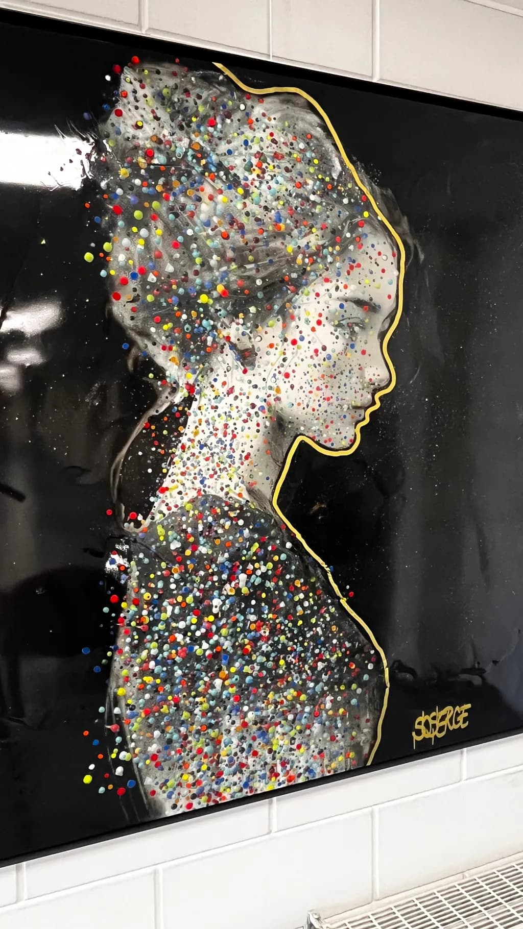 Whispers of Color: An Abstract Portrait of Modern Elegance