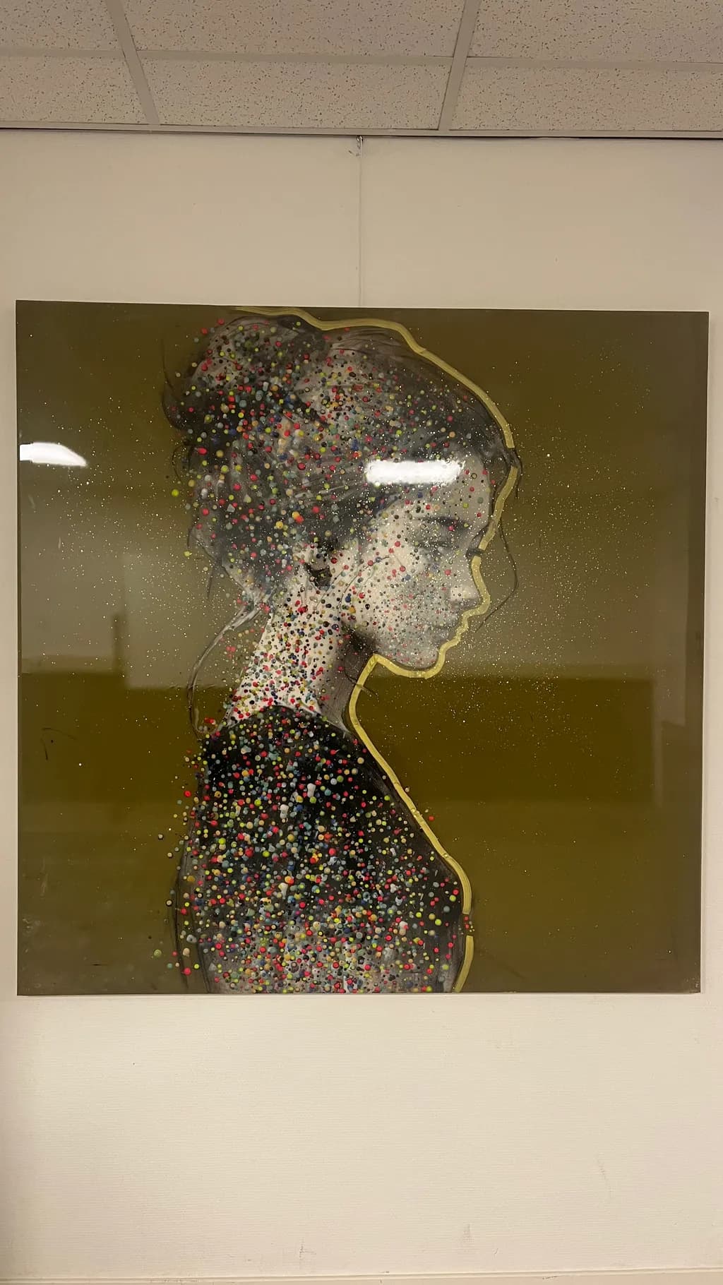 Whispers of Color: A Portrait of Elegance and Emotion