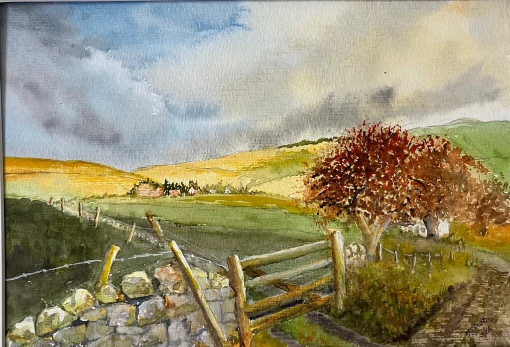 Countryside Path in Autumn