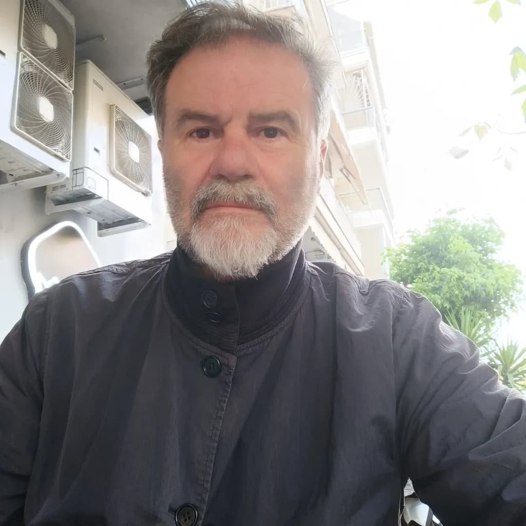 Reflections of Time: A Portrait of Contemplation in Urban Serenity