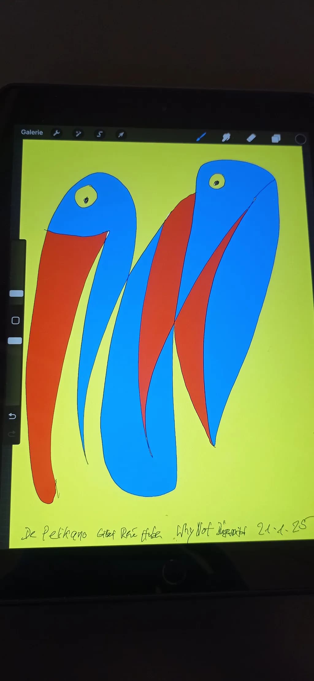 Vibrant Harmony: A Playful Dance of Colorful Birds on Yellow Canvas