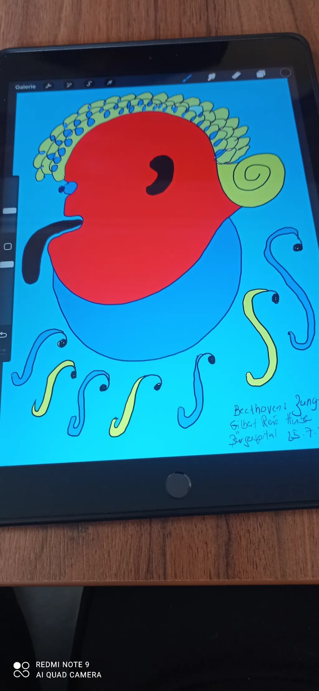 Vibrant Whimsy: A Playful Exploration of Color and Form in Abstract Art