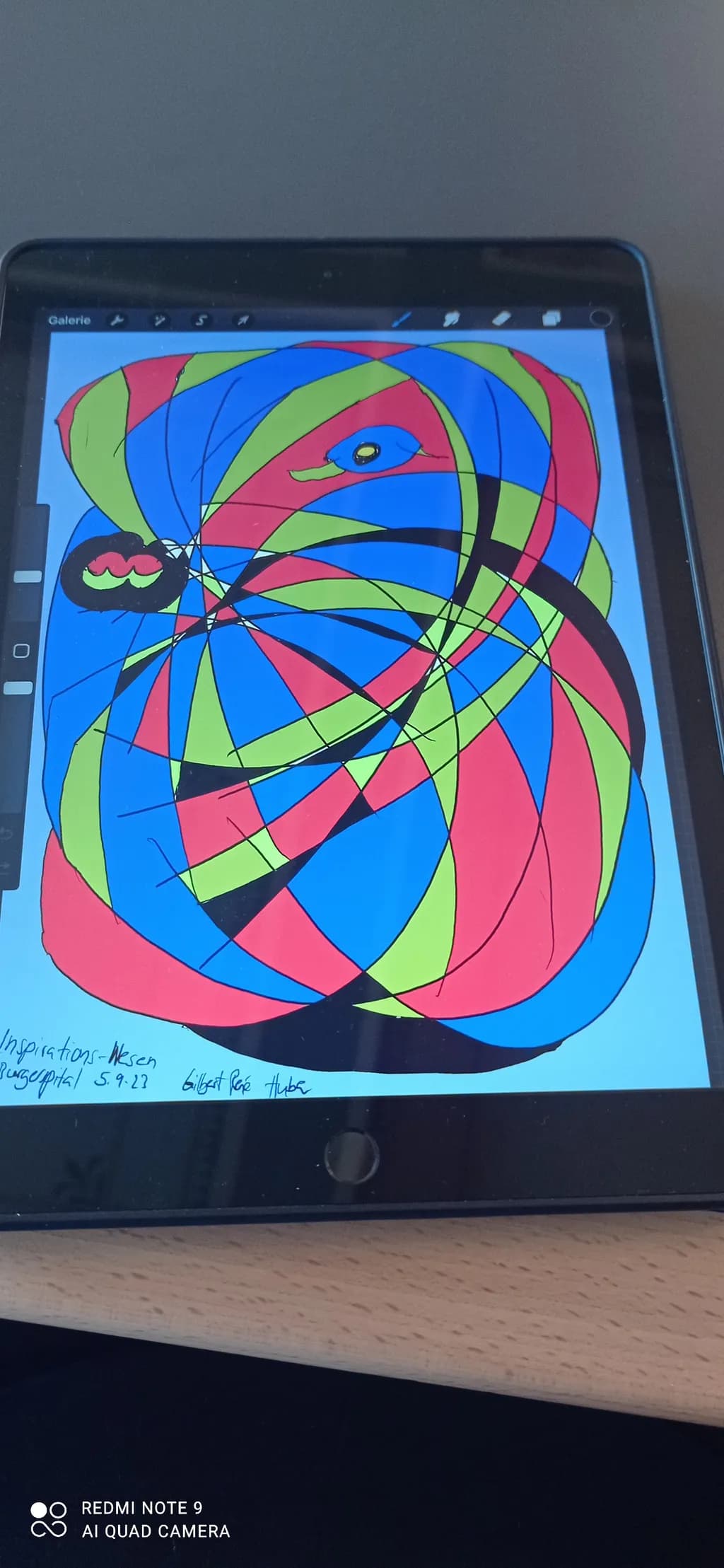 Vibrant Whirls: A Dance of Color and Form in Abstract Expressionism