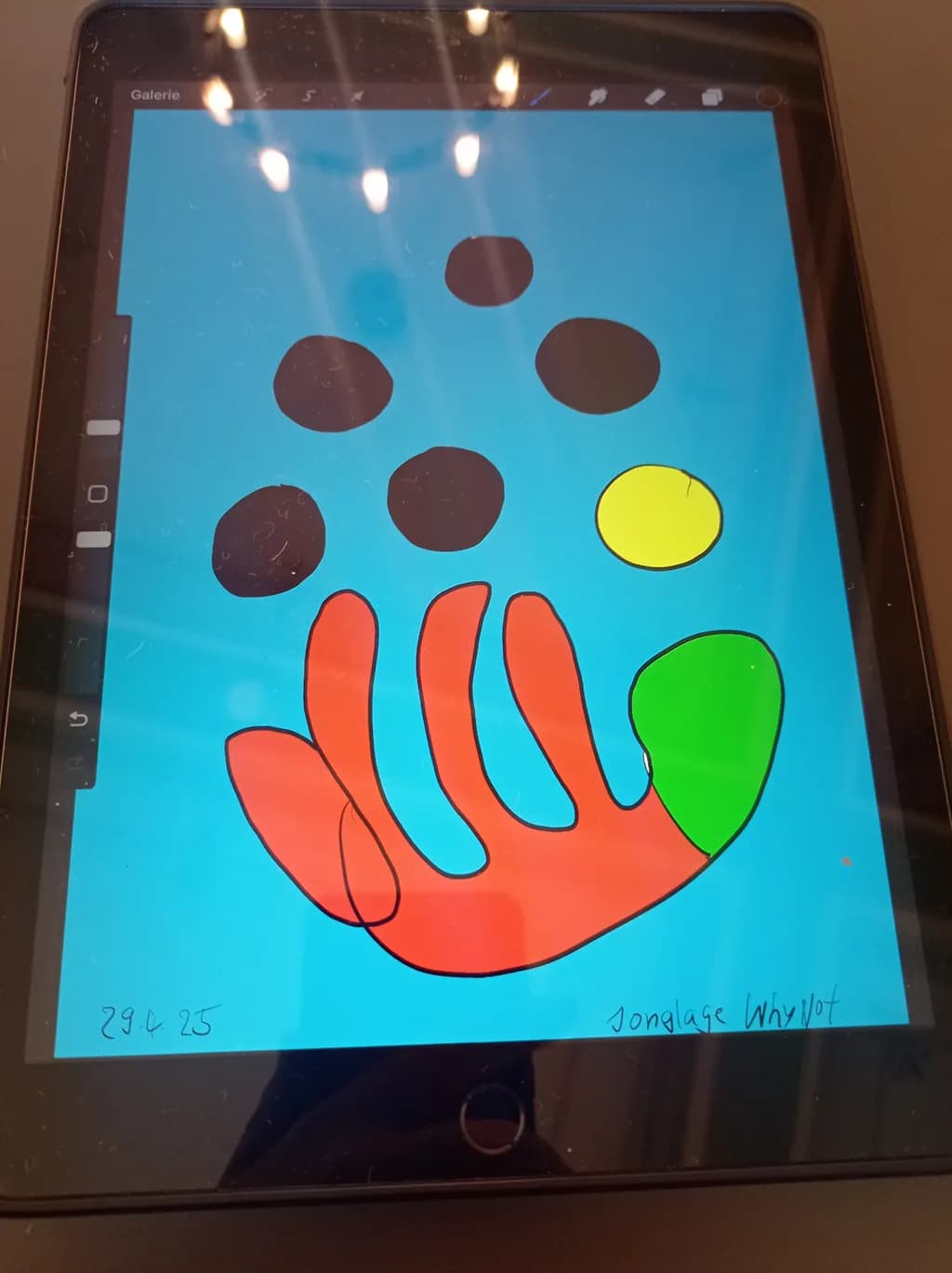 Vibrant Gestures: A Playful Exploration of Color and Form