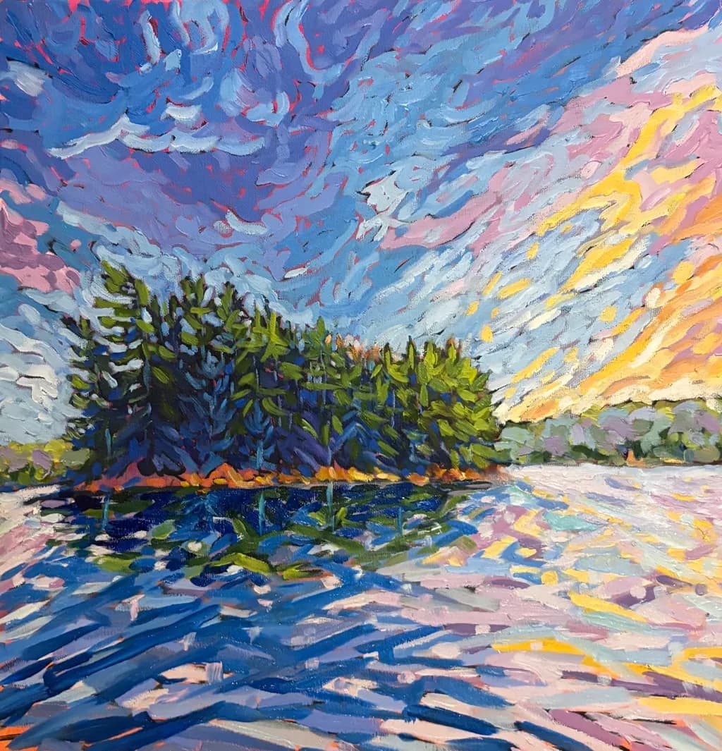 Sunlit Shoreline