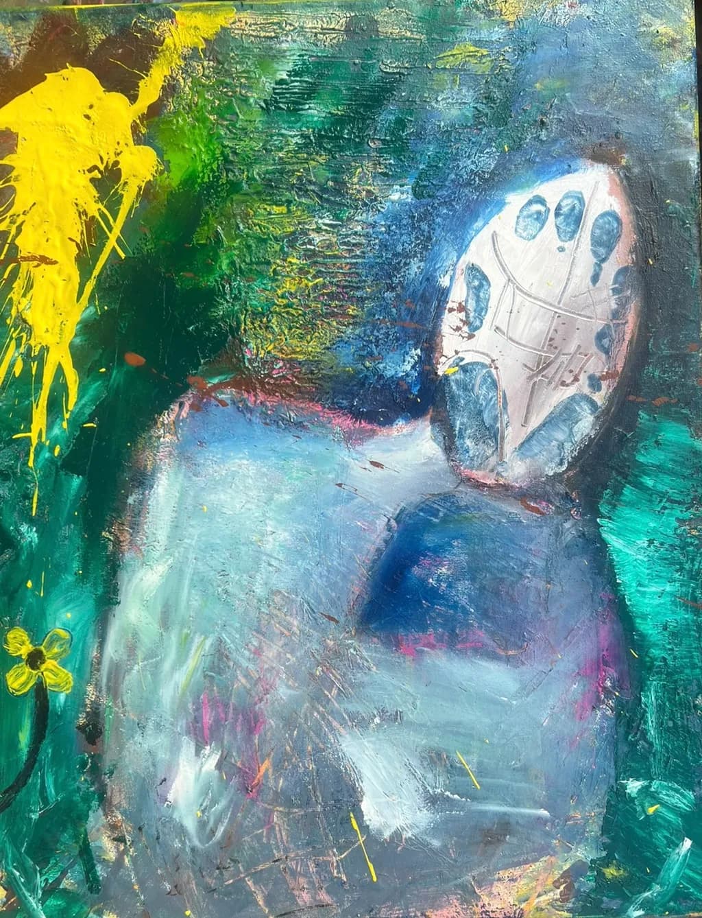 Whispers of Color: An Abstract Journey Through Nature's Embrace