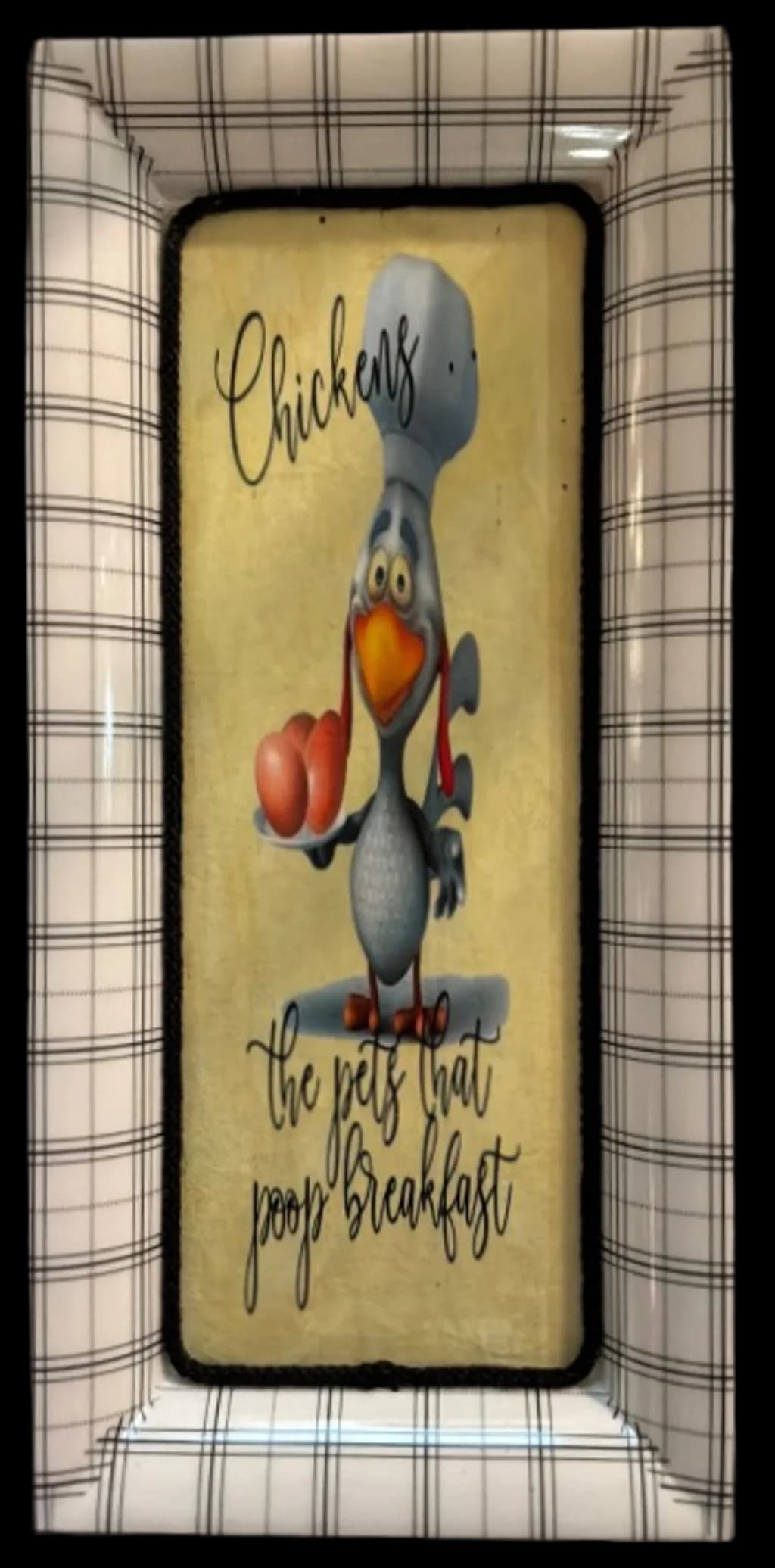 Chicken Kitchen Humor Plaque