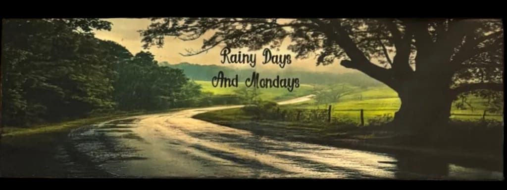 Rainy Road Curve