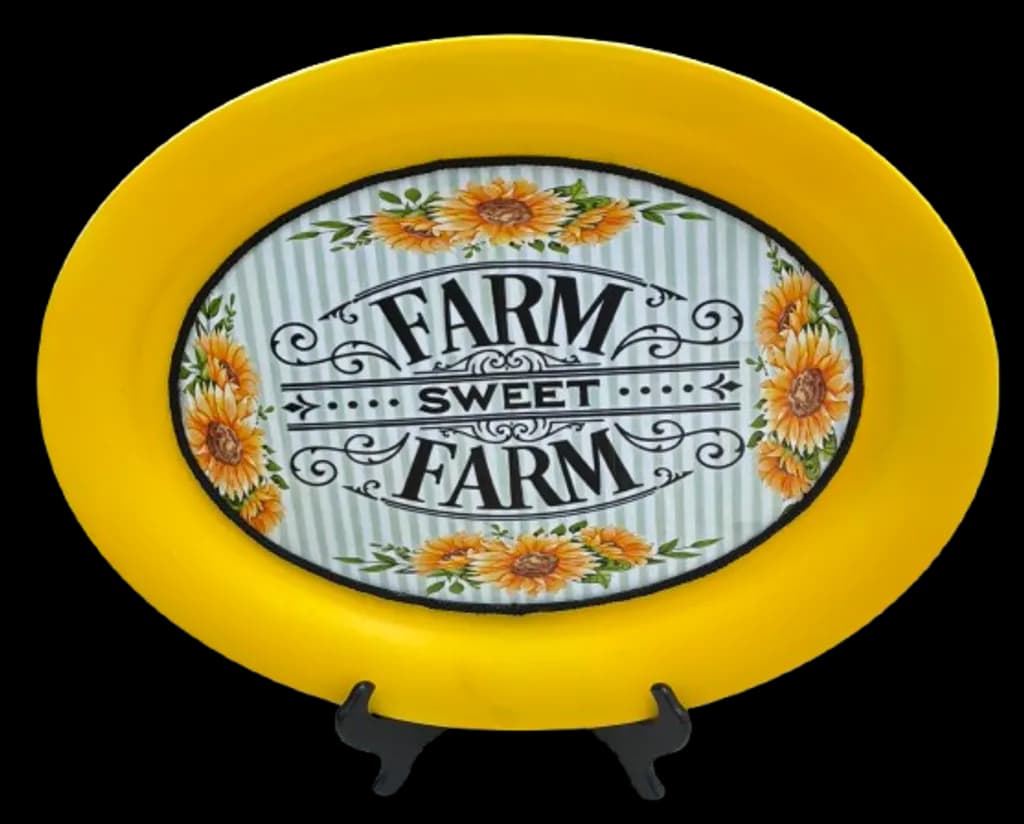 Sunflower Farm Plate