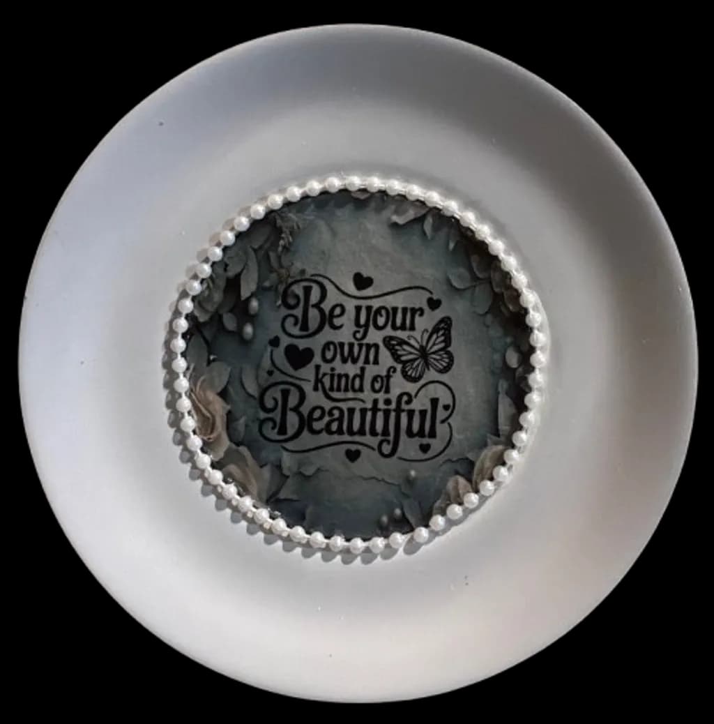 Own Kind of Beautiful Plate