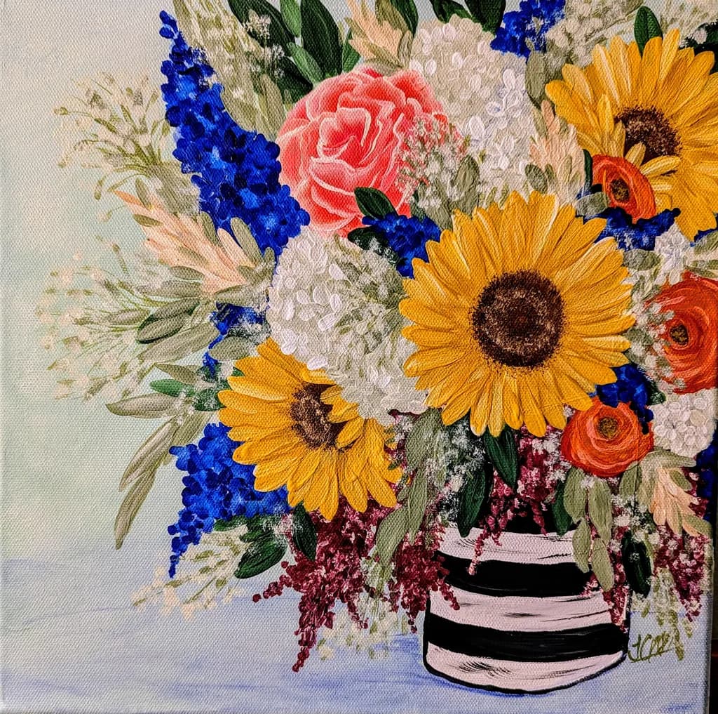 Vibrant Blooms: A Colorful Bouquet of Nature's Joy