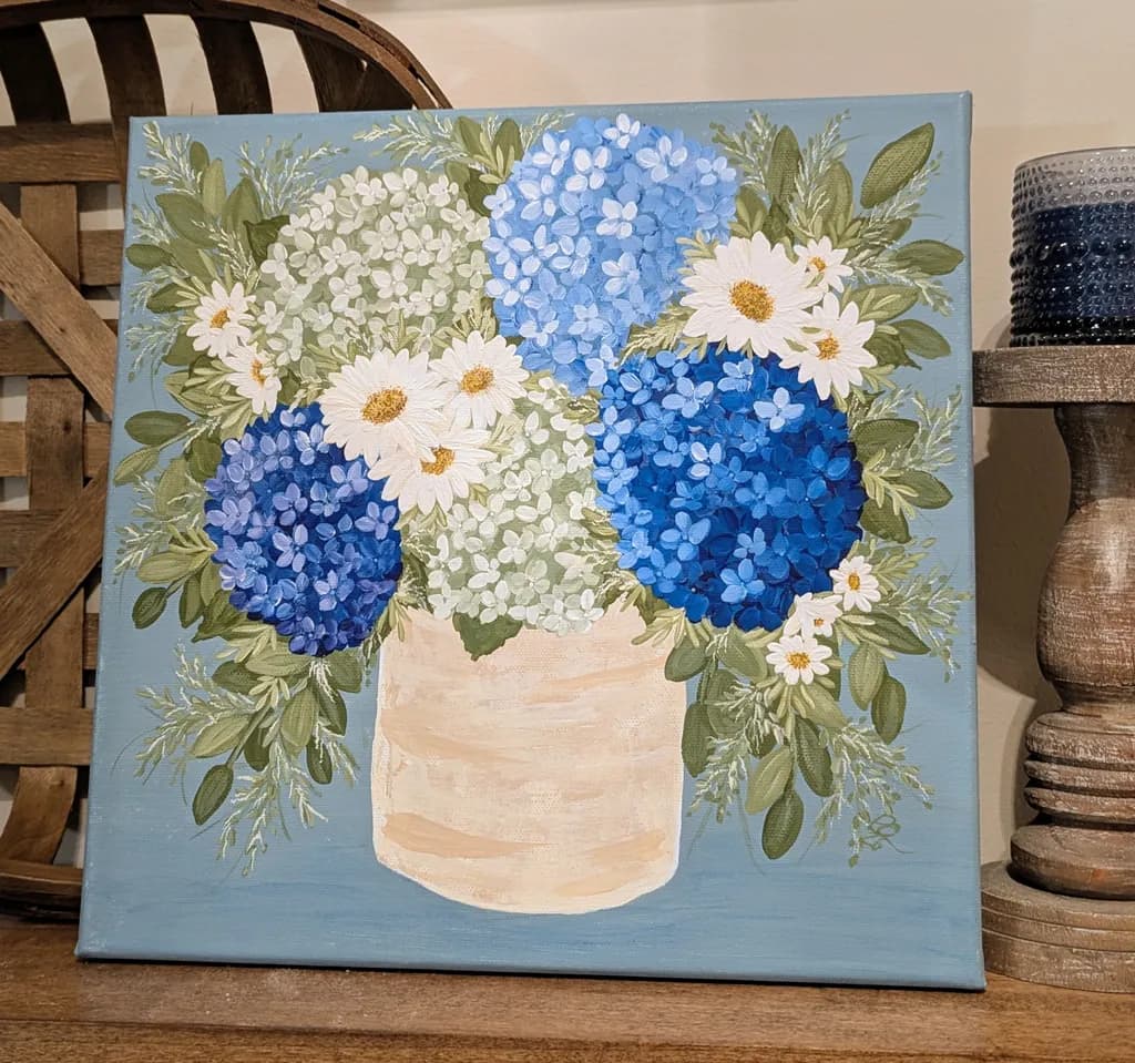 Blue Hydrangea Bliss