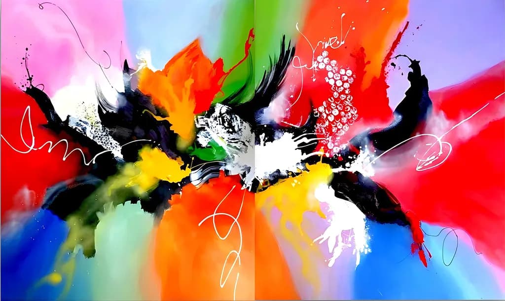 Vibrant Symphony: A Dance of Color and Emotion