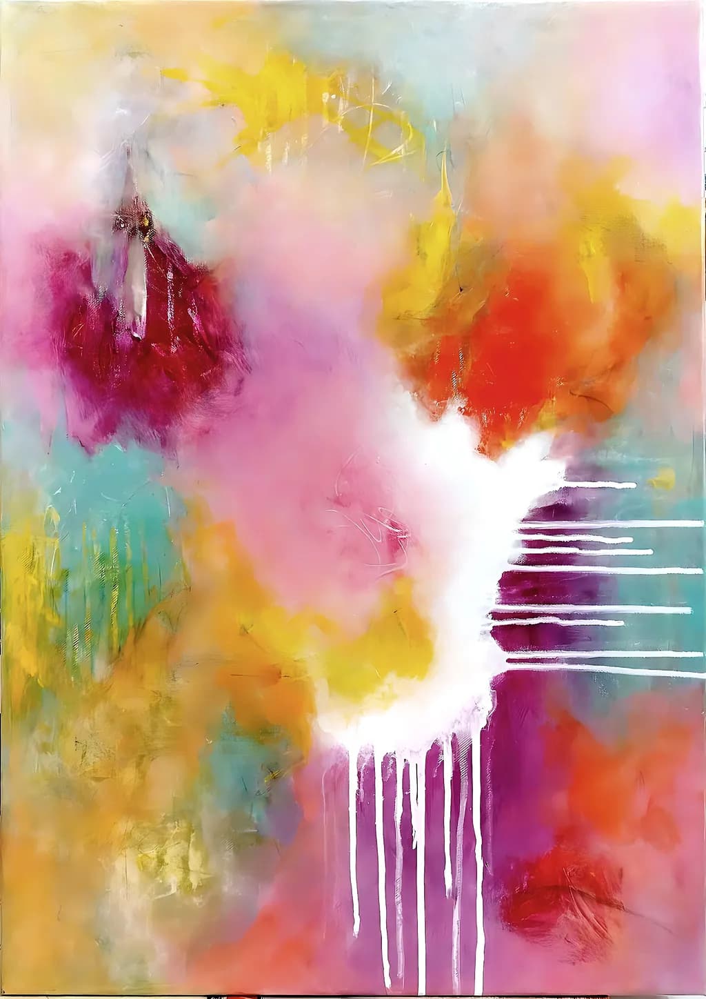 Vibrant Whispers: A Dance of Color and Emotion