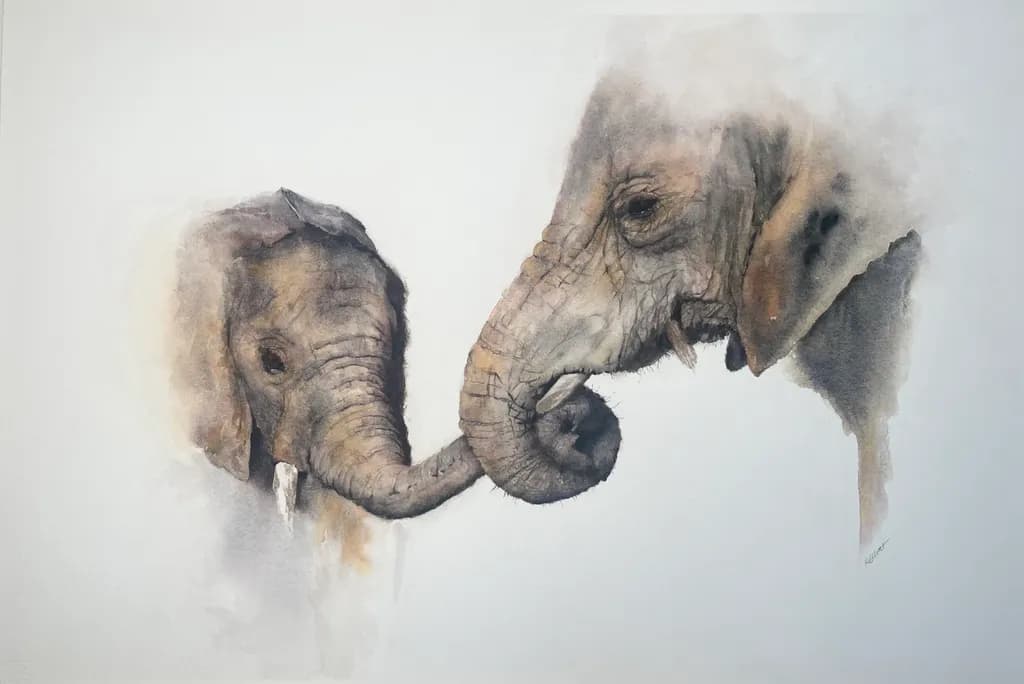 Elephant Embrace