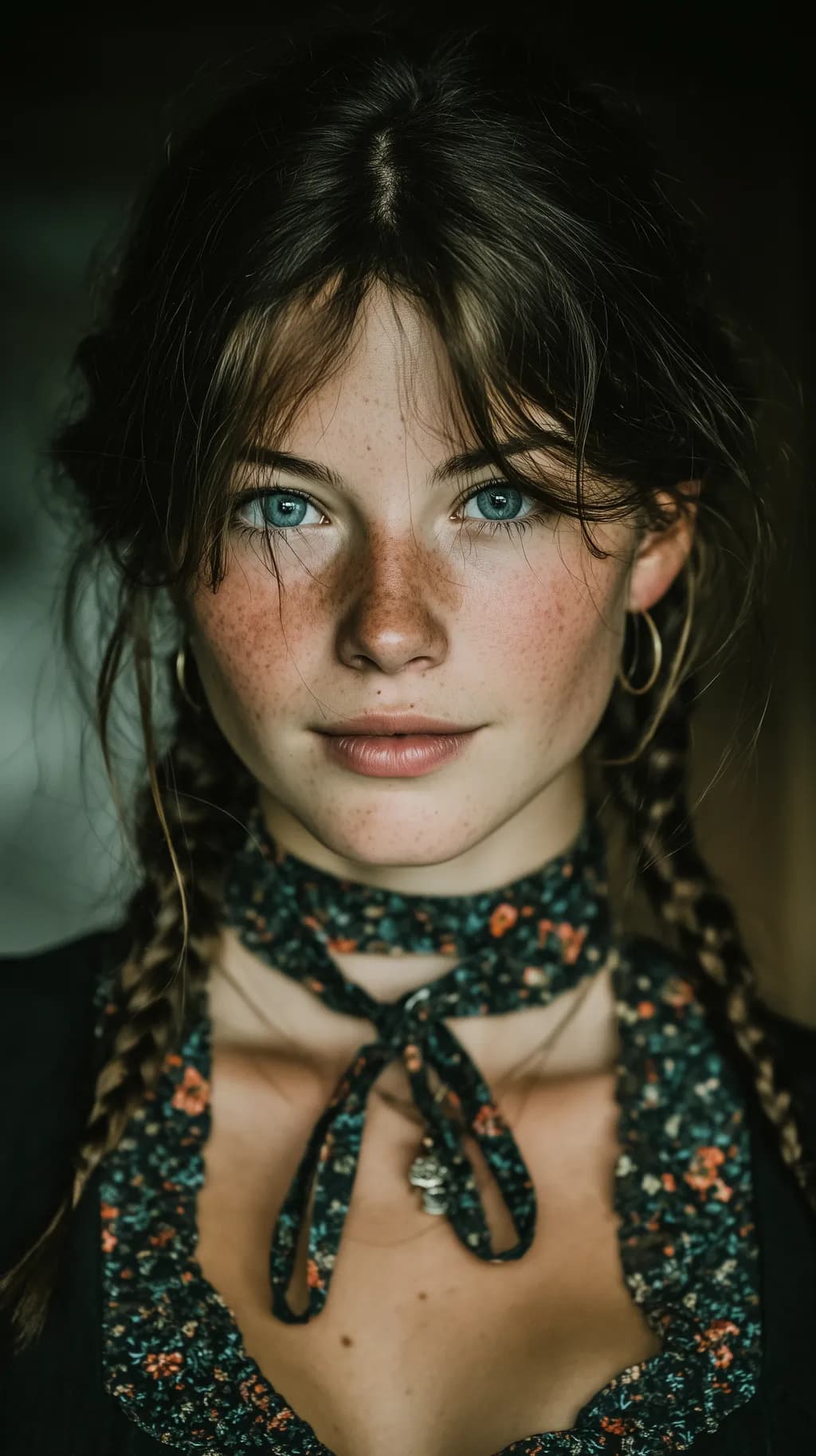 Whispers of Nature: A Portrait of Timeless Beauty and Innocence