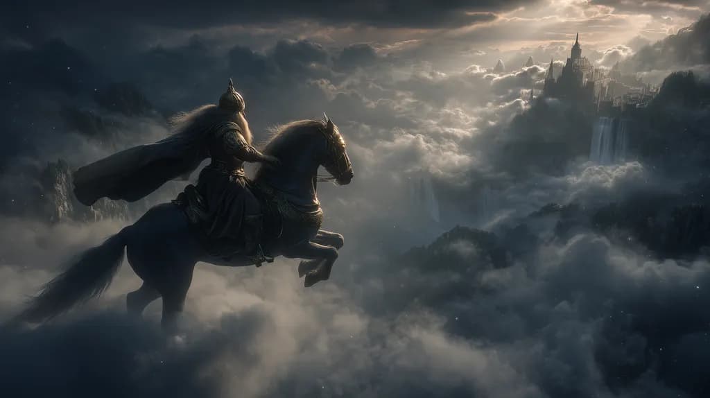 Ethereal Knight: A Journey Through the Misty Realms of Fantasy