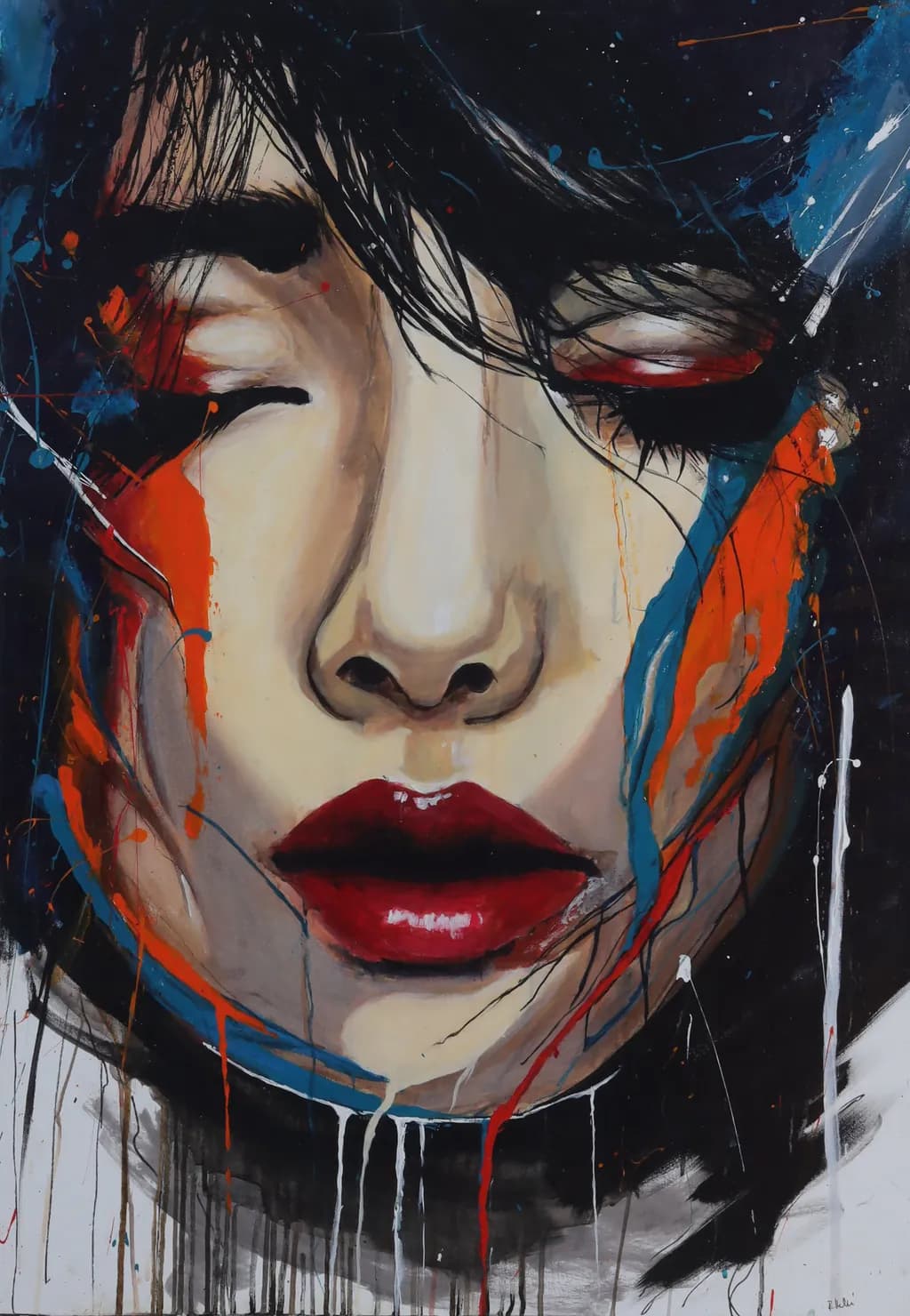Whispers of Color: A Journey Through Emotion and Duality