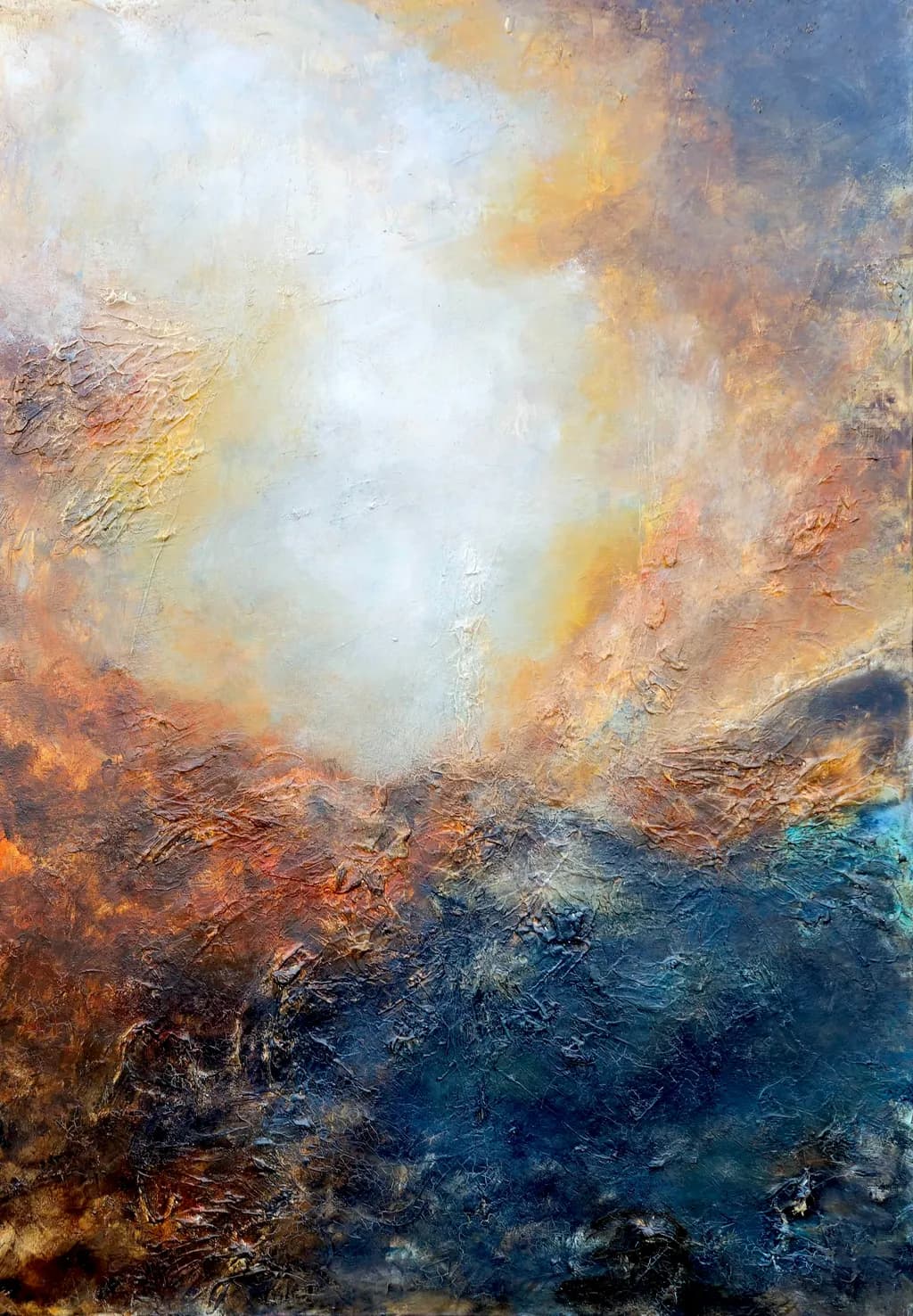 Whispers of Light: An Abstract Journey Through Emotion and Texture