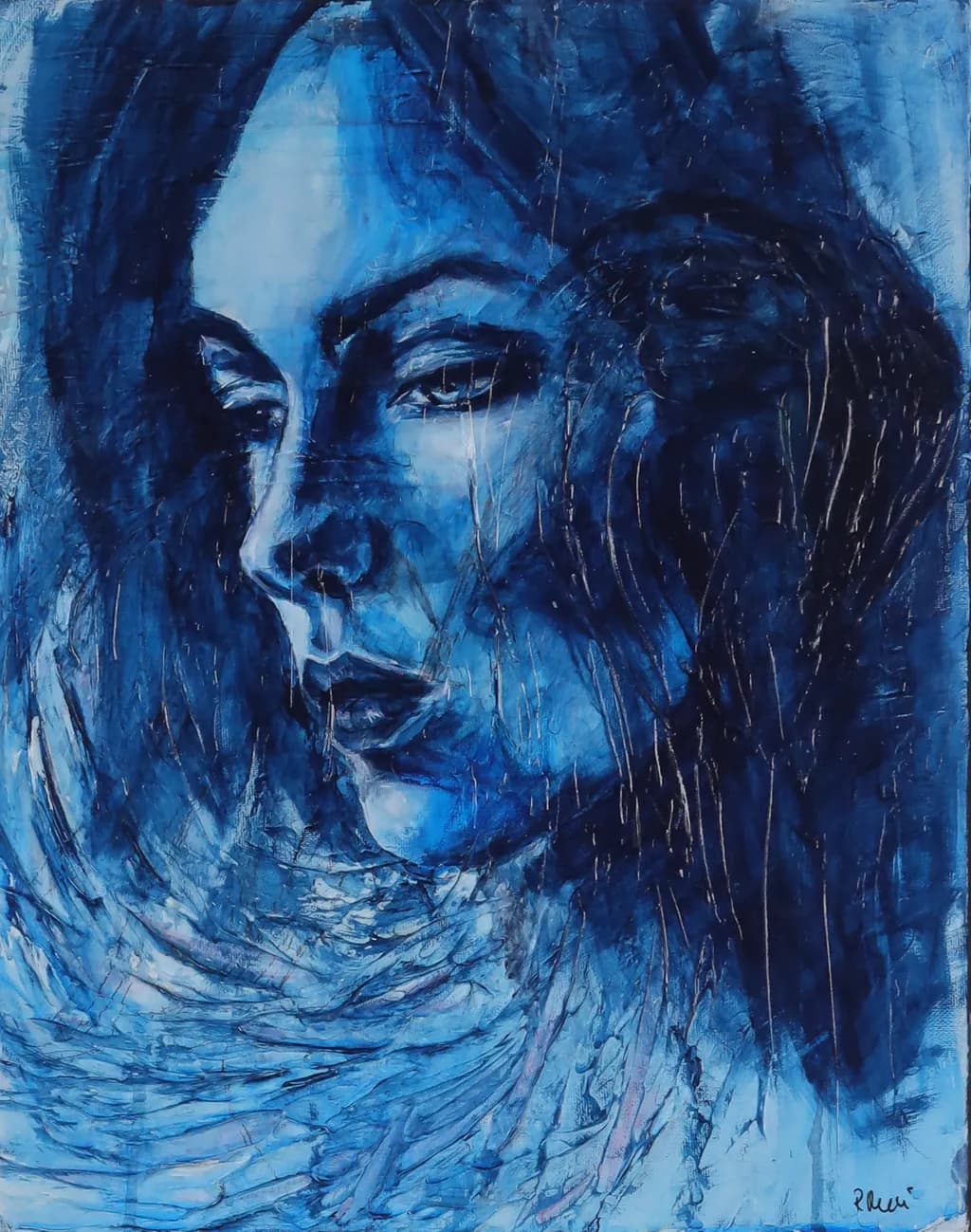 Whispers of Blue: A Journey Through Emotion and Reflection