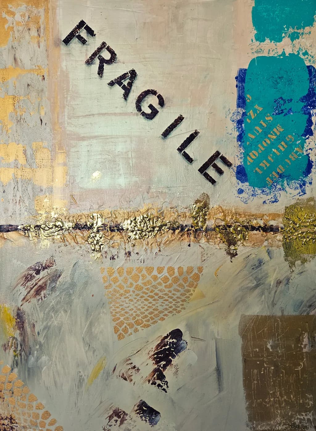 Whispers of Fragility: An Abstract Exploration of Delicate Balance and Texture
