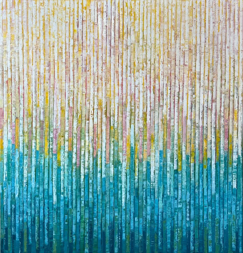 Whispers of Nature: A Textured Journey Through Color and Light