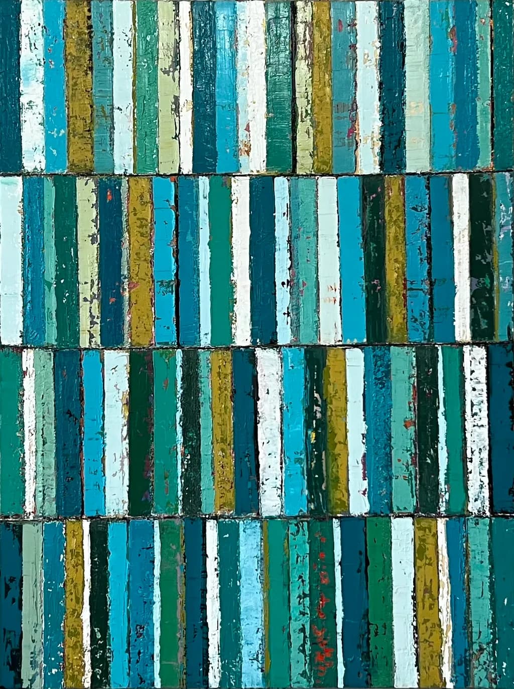 Oceanic Harmony: A Textured Journey Through Color and Form