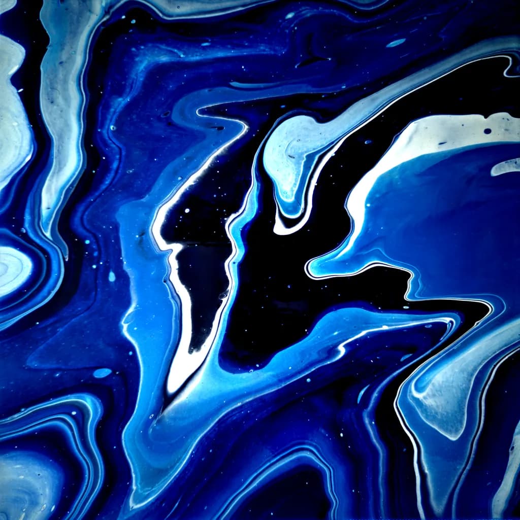 Blue Galaxy Waves