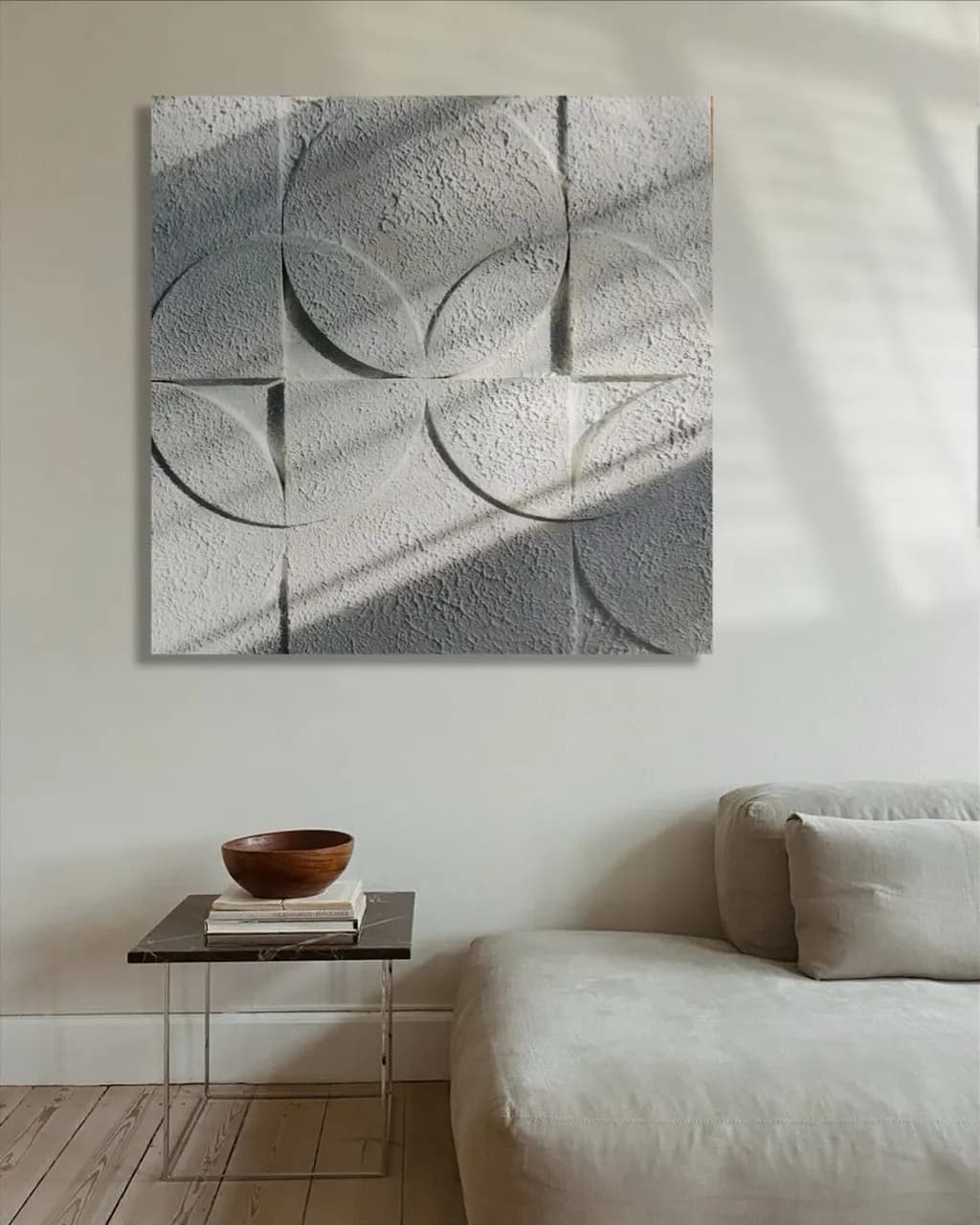 Textured Harmony: A Play of Shadows and Shapes in Monochrome Elegance