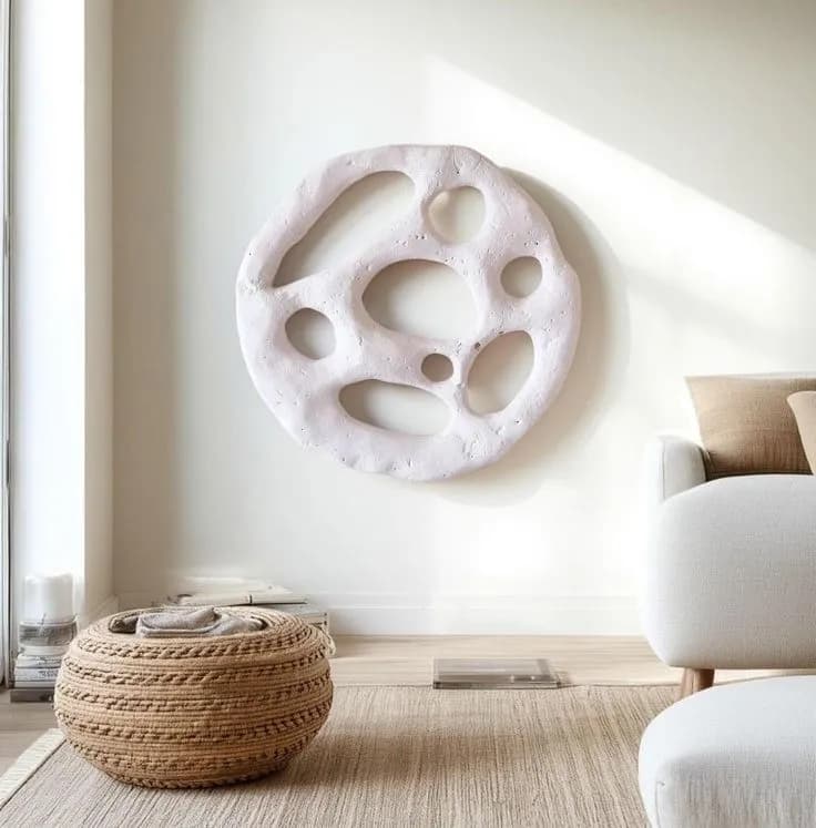 Whispers of Form: A Sculptural Journey in Soft Pink Elegance