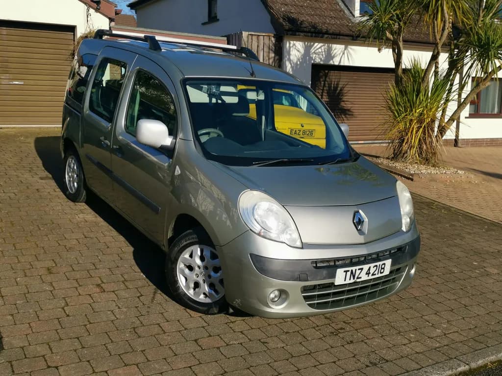 Silver Renault: A Modern Classic in the Sunlight