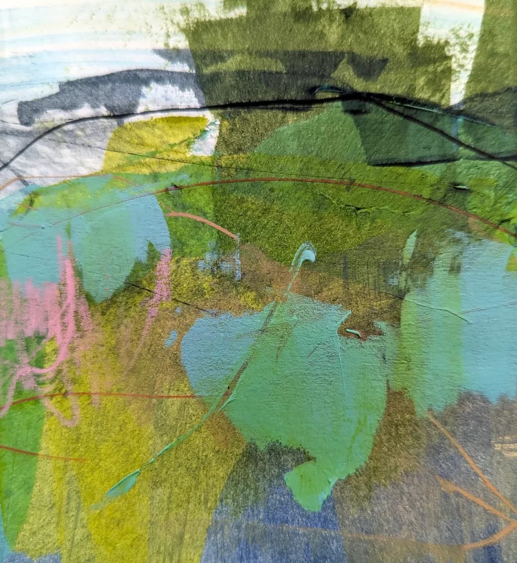 Whispers of Nature: An Abstract Exploration of Organic Textures and Fluid Colors