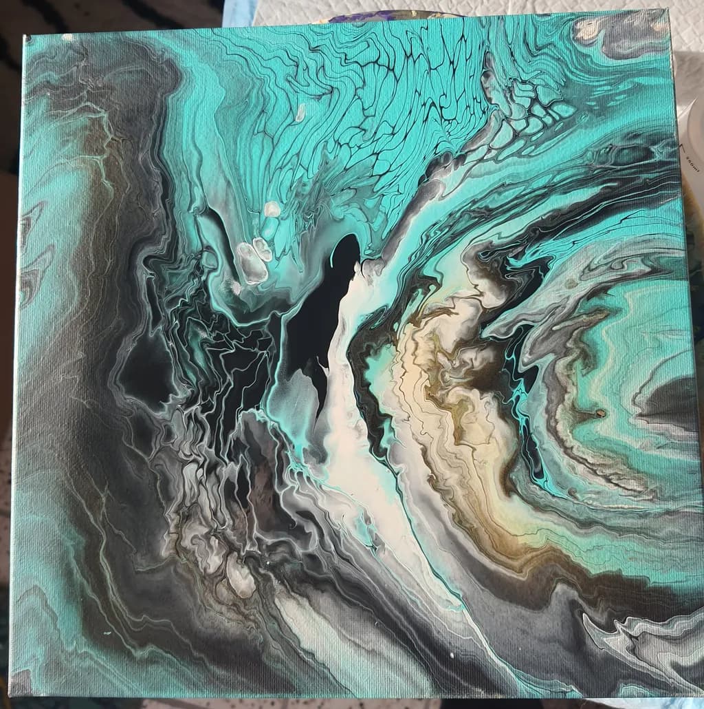 Turquoise Swirl