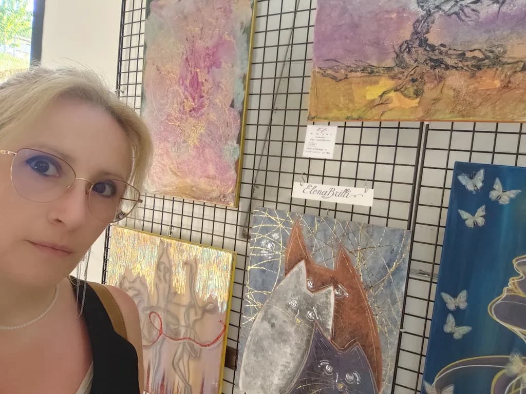 Whispers of Color: A Portrait of Expression and Creativity in Artistry