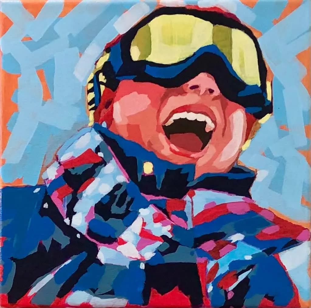Joyful Thrill: A Vibrant Celebration of Winter Adventure