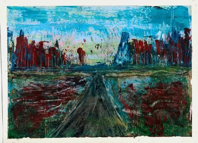 Whispers of the Winding Path: A Journey Through Color and Emotion