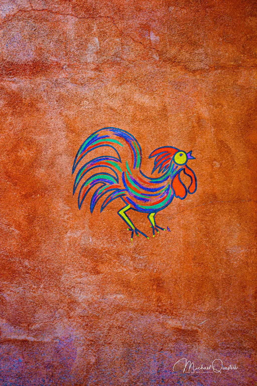 Vibrant Rooster Dance
