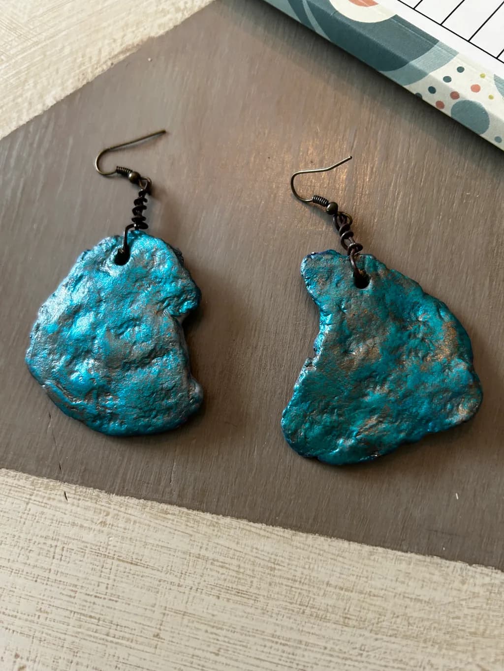 Oceanic Whispers: Handmade Turquoise Earrings for a Splash of Style