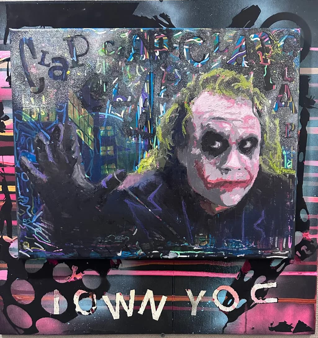 Chaos and Color: The Joker's Urban Symphony