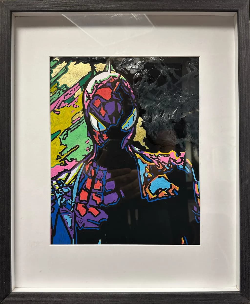 Vibrant Hero: A Colorful Tribute to the Iconic Spider-Man